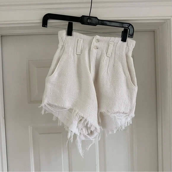 NWT Sunday St. Tropez Fiesta Cotton Shorts - White - Picture 5 of 13